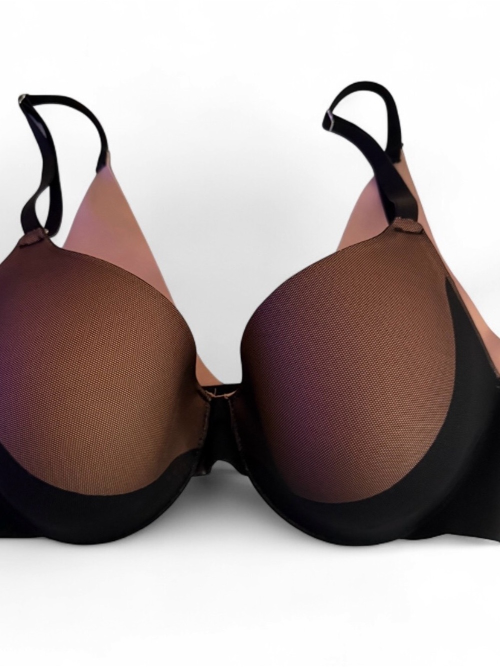 NWOT Soma Vanishing Back Layered Mesh Bra with Blush Panels. Sz 36C